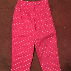 Vintage 50’s Hot Pink Pants